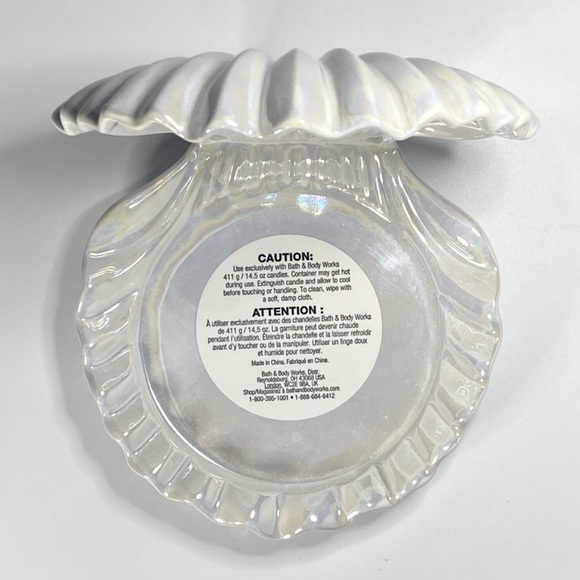 HOLIDAY SPECIAL- CLAM SHELL 3-Wick Candle Holder: Bath & Body Works - Picture 11 of 15